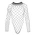 NO:XQSE - lange mouwen net bodysuit - zwart (S-L)