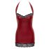 Cottelli - glanzende minijurk (rood) - L