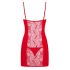 Obsessive Heartina - nachtjurk met string (rood) - L/XL