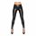 Noir - lange, glanzende legging (zwart) - M