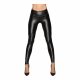 Noir - lange, glanzende legging (zwart) - M