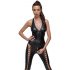 Cottelli Party - Halter Catsuit (zwart)