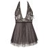 Cottelli Plus Size - Lace Sheer Babydoll (Black) 