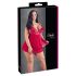 Cottelli Plus Size - kanten babydoll (rood) - XL