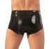 LATEX - boxer met penishuls (zwart)