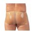 LATEX - boxershort met penismanchet (natuur)