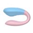 Mrow 03 - draadloze, waterdichte paar vibrator (blauw-roze)