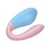 Mrow 03 - draadloze, waterdichte paar vibrator (blauw-roze)