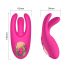 Mrow - oplaadbare, 3-armige clitoris vibrator (roze)