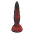 OgazR Hell Dong zuignap gleuf dildo - 20 cm (zwart-rood)