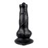 Animalorny - hond penis dildo - 12cm (zwart)