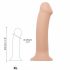 Strap-on-me XL - Double Layered Realistic Dildo - Extra Large (Natural) 