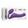 Strap-on-me M - draadloze strap-on vibrator (paars)