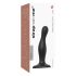 Strap-on-me Curvy S - gegolfde, basis dildo (zwart)