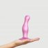 Strap-on-me Curvy M - gegolfde, zuignap dildo (roze)