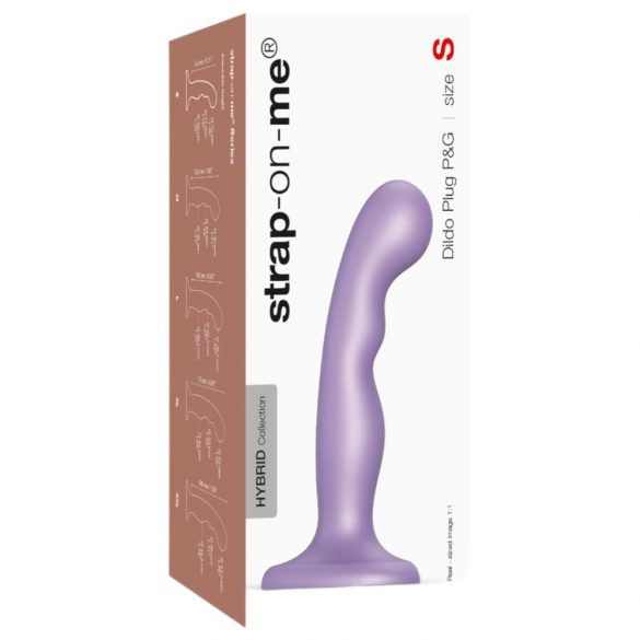 Strap-on-me P&G S - gebogen, voet dildo (paars)