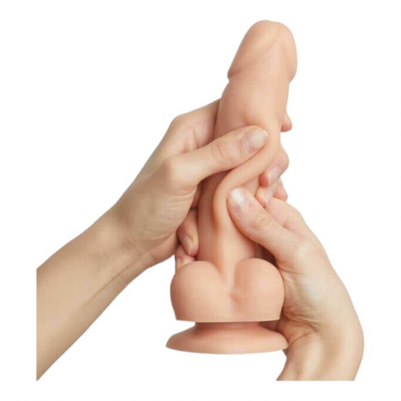 Strap-on-me M - twee lagen, realistische dildo (natuurlijk)