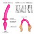 Strap-on-me Switch Semi-Realistic S - 2-in-1 Silicone Dildo (Pink) 