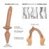 Strap-on-me Switch Realistic L - 2in1 Silicone Dildo (Natural) 