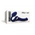 Strap-on-me S - luchtgolf vibrator klein (blauw)