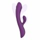 Love to Love Bunny&Clyde - pulserende vibrator met clitorisstimulator (paars)