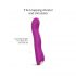 Love to Love Swap - oplaadbare, pulserende G-spot vibrator (paars)