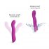 Love to Love Swap - oplaadbare, pulserende G-spot vibrator (paars)