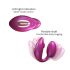 Wonderlover - G-spot vibrator met clitorisstimulatie (metallic roze)