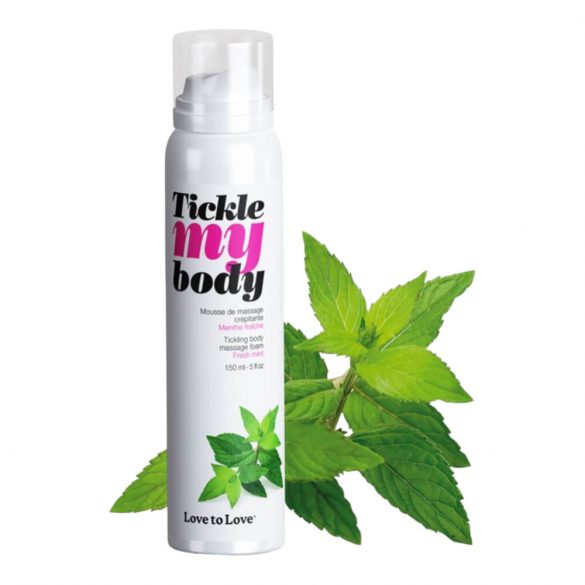 Kriebels voor mijn lichaam - massage schuim - munt (150ml)