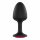 Dorcel Geisha Plug Ruby L - zwarte anaal plug met roze steen