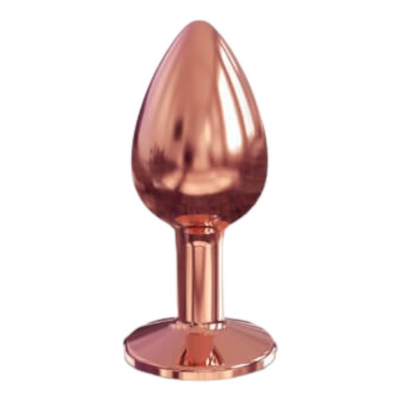 Dorcel Diamond Plug S - aluminium anale dildo - klein (rosegoud)