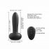 Dorcel Deep Thrust - oplaadbare, radiogeleide stootvibrator (zwart)