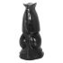 AnimHole Wolf - wolf penis dildo - 21cm (zwart)