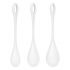 Satisfyer Yoni Power 1 - Kegelballen set - wit (3-delig)