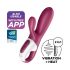 Satisfyer Hot Bunny - slimme verwarmende vibrator met clitorisstimulator (rood)