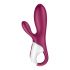 Satisfyer Hot Bunny - slimme verwarmende vibrator met clitorisstimulator (rood)