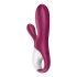 Satisfyer Hot Bunny - slimme verwarmende vibrator met clitorisstimulator (rood)