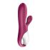 Satisfyer Hot Bunny - slimme verwarmende vibrator met clitorisstimulator (rood)