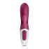 Satisfyer Hot Bunny - slimme verwarmende vibrator met clitorisstimulator (rood)