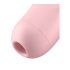 Satisfyer Curvy 2+ - slimme luchtdruk clitoris vibrator (roze)