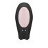 Satisfyer Double Joy - slimme, oplaadbare, waterdichte paar vibrator (zwart)