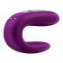 Satisfyer Double Fun - slimme, waterdichte, draadloze vibratior voor koppels (paars)