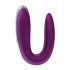 Satisfyer Double Fun - slimme, waterdichte, draadloze vibratior voor koppels (paars)