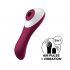 Satisfyer Dual Crush - oplaadbare vaginale en clitoris vibrator (rood)