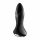 Satisfyer Rotator Plug 1 - oplaadbare, kralen anale vibrator (zwart)