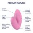 Satisfyer Love Riot - Rechargeable, Waterproof Finger Vibrator (Pink) 