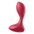 Satisfyer Backdoor Lover - oplaadbare, waterdichte anale vibrator (rood)