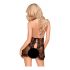 Penthouse Libido Verhoger - kanten babydoll en string (zwart)