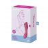 Satisfyer Curvy Trinity 3 - oplaadbare luchtgolf 2in1 vibrator (rood)