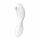 Satisfyer Curvy Trinity 5+ - slimme luchtgolf 2in1 vibrator (wit)